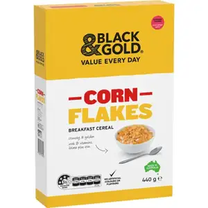 Corn Flakes - Black & Gold