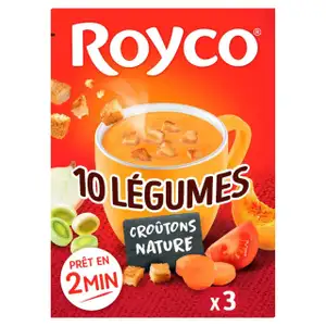 10-Vegetables Soup with Crouton - Royco
