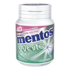 Chewing Gum White Green Mint Sugar Free - Mentos