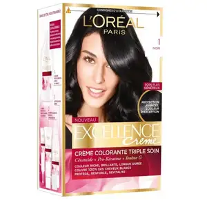  Nº1 Black Permanent Conditioning Cream Hair Color - L'Oréal
