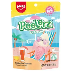 Peelerz Ice Cream Corn Summer Gummies - Amos