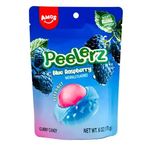 Peelerz Blue Raspberry Gummies - Amos