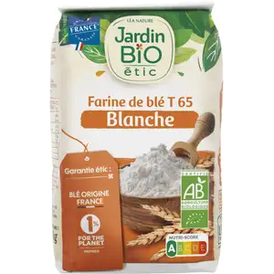 Organic T65 Wheat Flour  - Jardin Bio