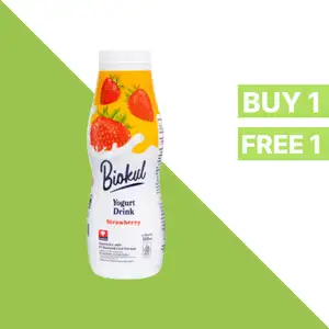 Strawberry Drink Yogurt - Biokul - Buy 1 Free 1