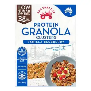 Vanilla Blueberry Protein Clusters - Red Tractor