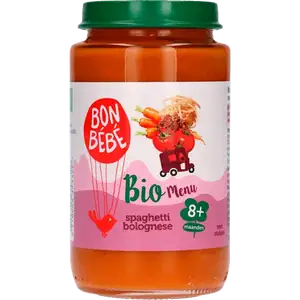 Baby Food from 8 Months Plus, Organic Bolognese Spaghetti - Bonbébé