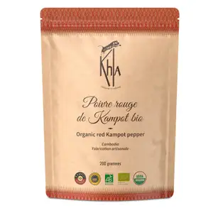 Organic Red Kampot Pepper PGI - Khla