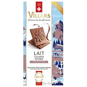 Cocoa-Intense Swiss Milk Chocolate - Villars 