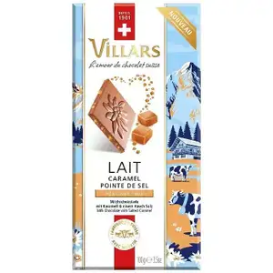 Milk Chocolate with Salted Caramel - Villars 