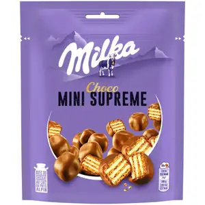 Waffle Biscuits Coated in Milk Chocolate Mini Supreme - Milka