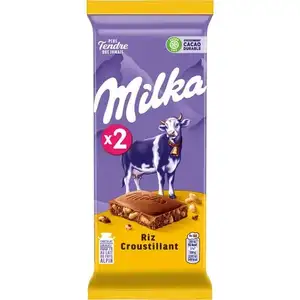 Milk Chocoate with Crispy Rice - Milka