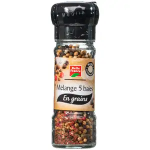 5 Peppercorn Blend Grinder - Belle France