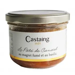 Duck Pâté with Smoked Duck Breast and Basil - Castaing