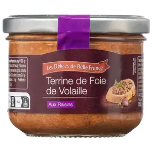Chicken Liver Terrine with Raisins - Belle France