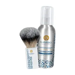 Shaving Set | Shaving Cream + Shaving Brush - Kambio Nature