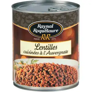 Auvergne Style Cooked Lentils - Raynal et Roquelaure