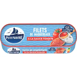 Mackerel Filets in Tomato Sauce - Petit Navire