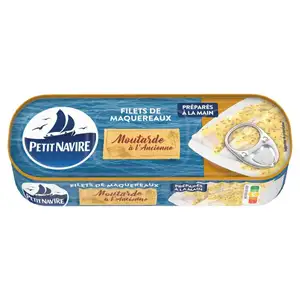 Mackerel Fillets in Old-Fashioned Mustard - Petit Navire