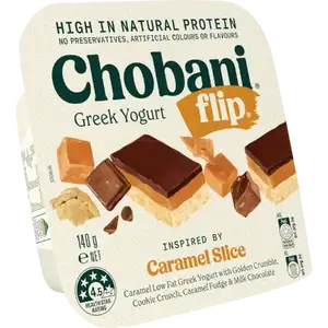 Flip Caramel Slice Lowfat Greek Yogurt - Chobani