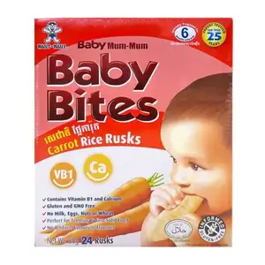 Carrots Rice Rusks - Baby Bites