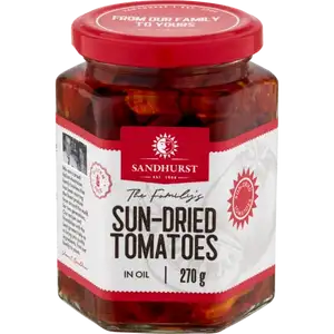 Semi-Dried Tomatoes in Oil - Sandhurst