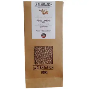 Kampot White Pepper 100g - La Plantation