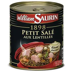 Salted Pork with Lentil - William Saurin