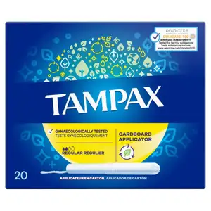 Regular Tampon with Carboard Apllicator - Tampax