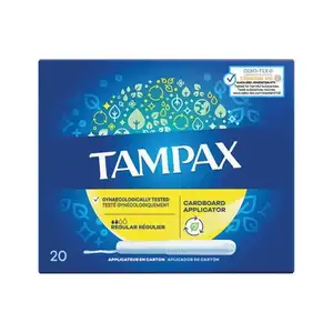 Regular Applicator Cardboard Tampon - Tampax