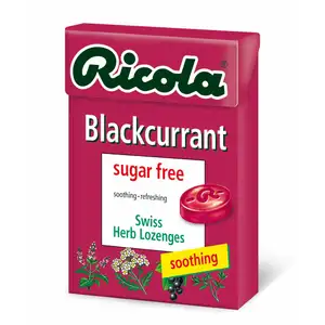 Blackcurrant Candy Sugar Free - Ricola