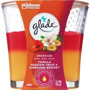 Vanilla Passion Fruit + Hawaiian Breeze Scented Candle - Glade