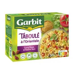 Mild Curry and Raisins Tabbouleh Oriental - Garbit