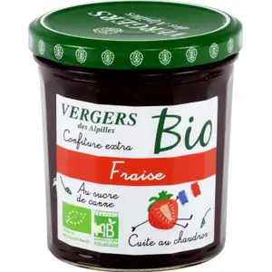 Organic Jam Strawberry - Vergers des Alpilles