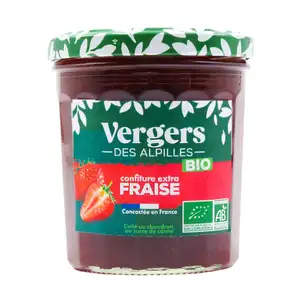 Organic Strawberry Extra Jam - Vergers des Alpilles