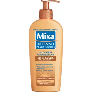 Apricot Oil and Shea Butter Nourishing Body Lotion with Sun Effect for Tanned Skin - Mixa