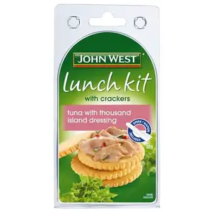 Lunch Kit with Crackers, Tuna & Thousand Island Dressing - John West - John West