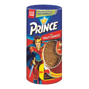Prince Whole Weat Chocolate Filled Biscuit - LU