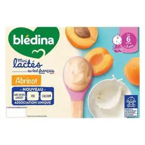 Mini Lactés Apricot from 6-36 Months - Blédina