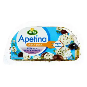 Apetina Feta with Black Olive in Oil - Arla