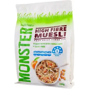 High Fibre Muesli - Monster Health Food