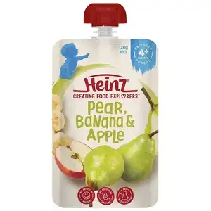 Baby Puréed from 4 Months Plus, Pear, Banana & Apple - Heinz
