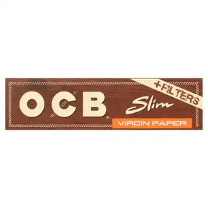 Unbleached Slim Virgin Paper + Filters - OCB