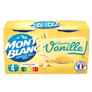 Vanilla Cream Dessert - Mont Blanc