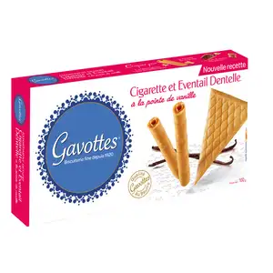 Cigarette and Lace Fan Assortment Biscuit - Gavottes