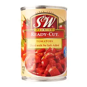 Tomatoes Diced with No Salt Added - S&W