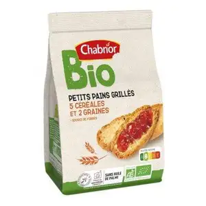 Toasted Organic 7 Cereals Bread - Chabrior