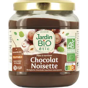 Organic Hazelnut Chocolate Spread - Jardin Bio