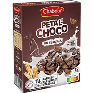 Chocolate Wheat Flakes (Petal'Choco) - Chabrior
