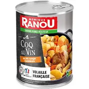 Coq Au Vin in Corblères Red Wine - Ranou