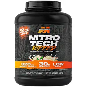 Nitro Tech Ripped, Vanilla Cream - MuscleTech